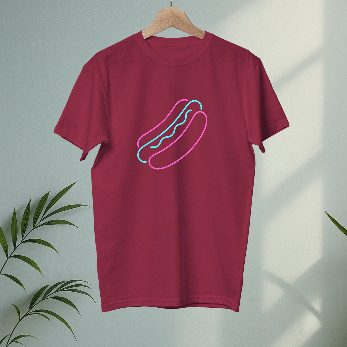 Neon hot dog