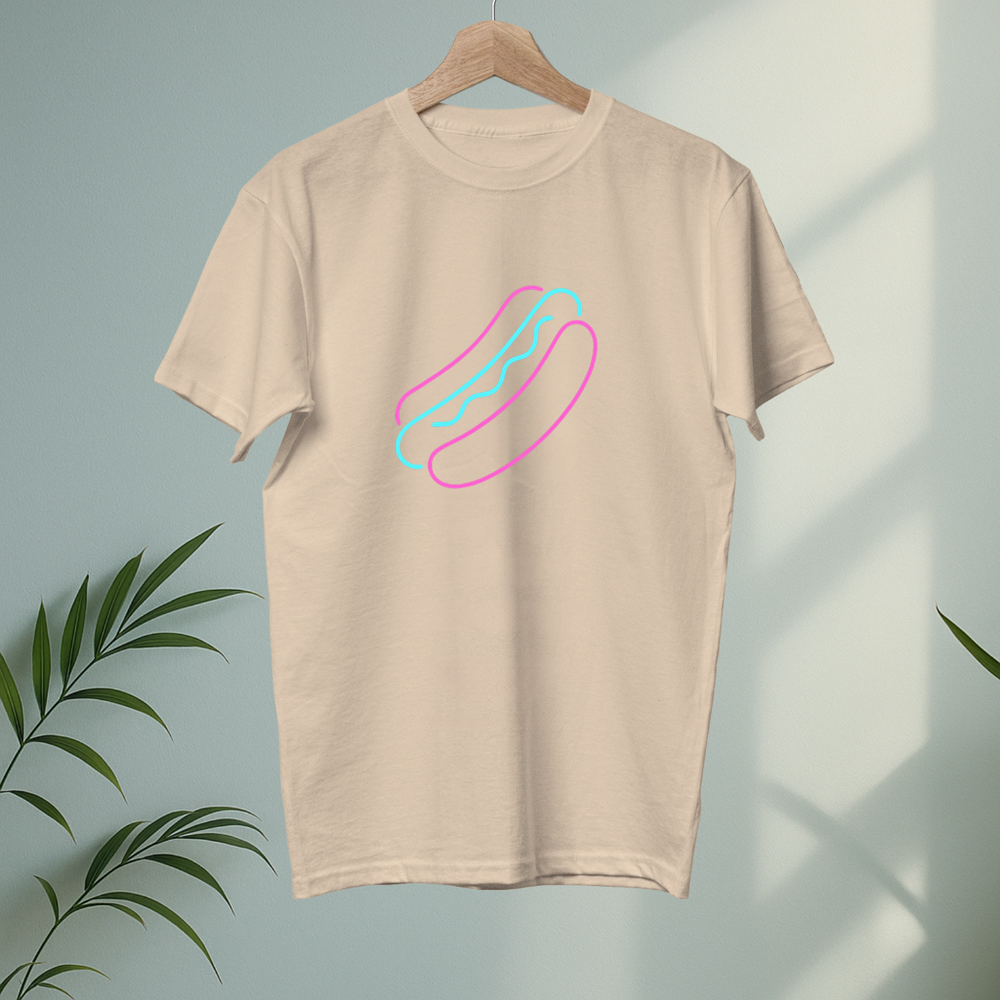 Neon hot dog