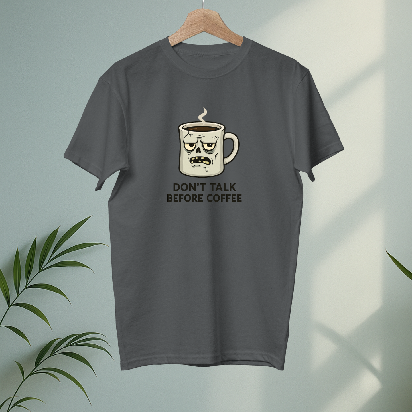 Do not talk before coffee
