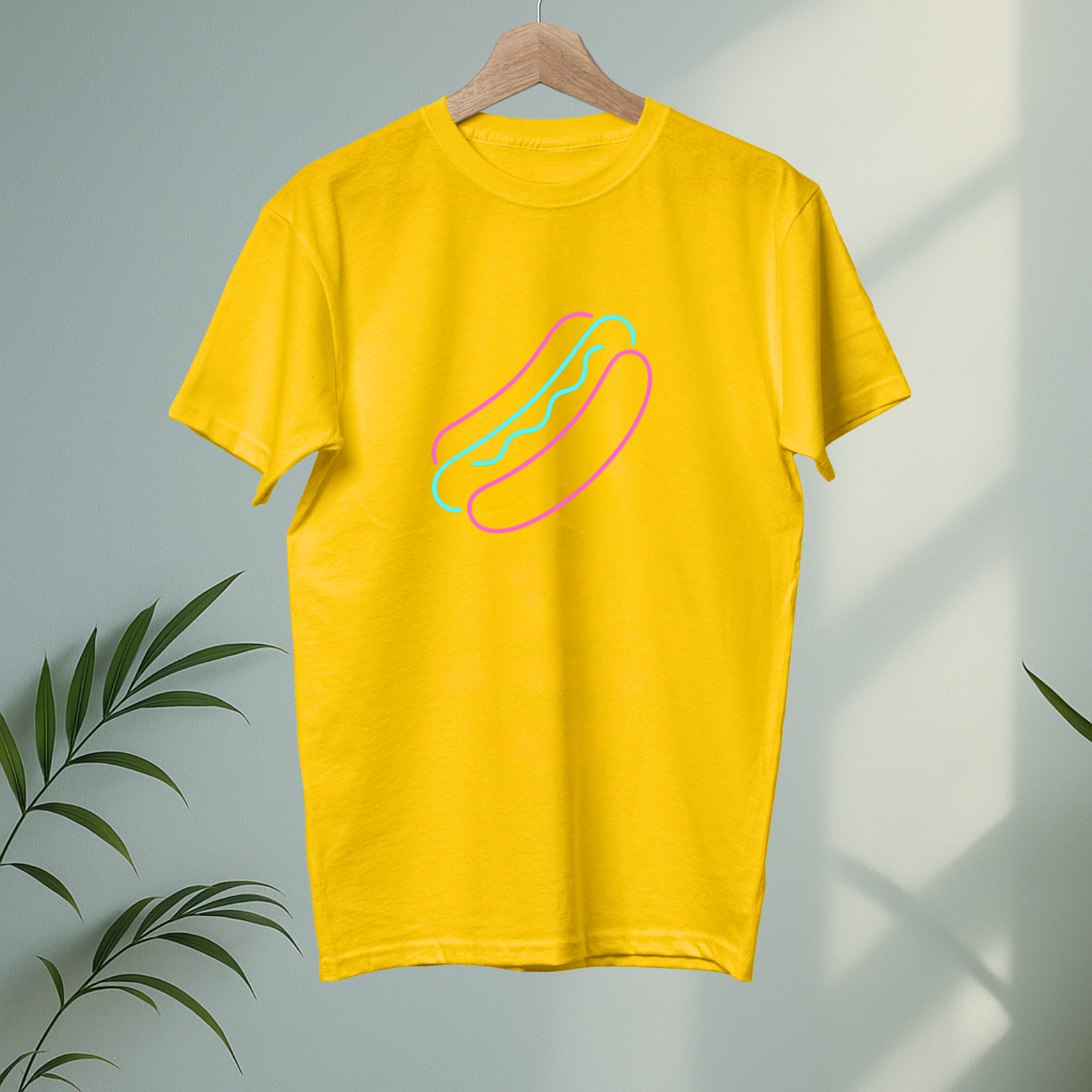 Neon hot dog