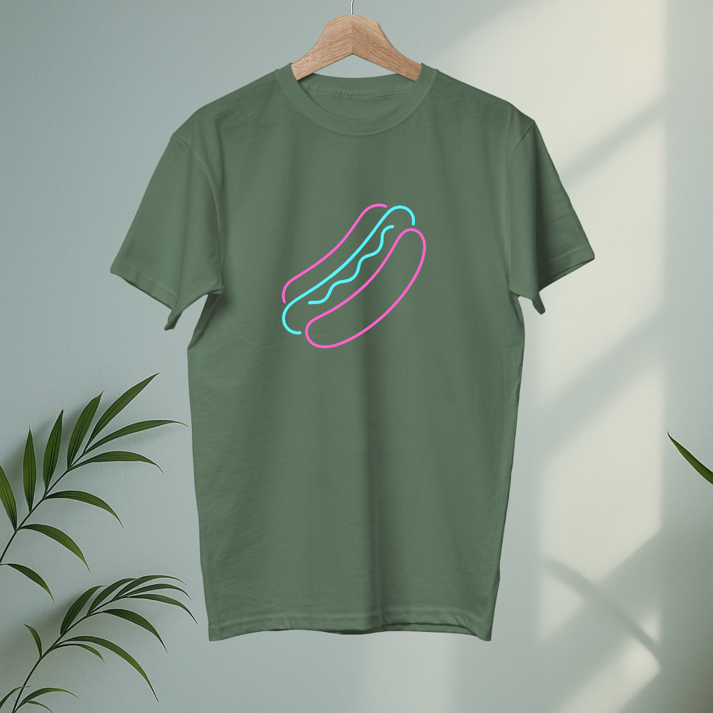 Neon hot dog