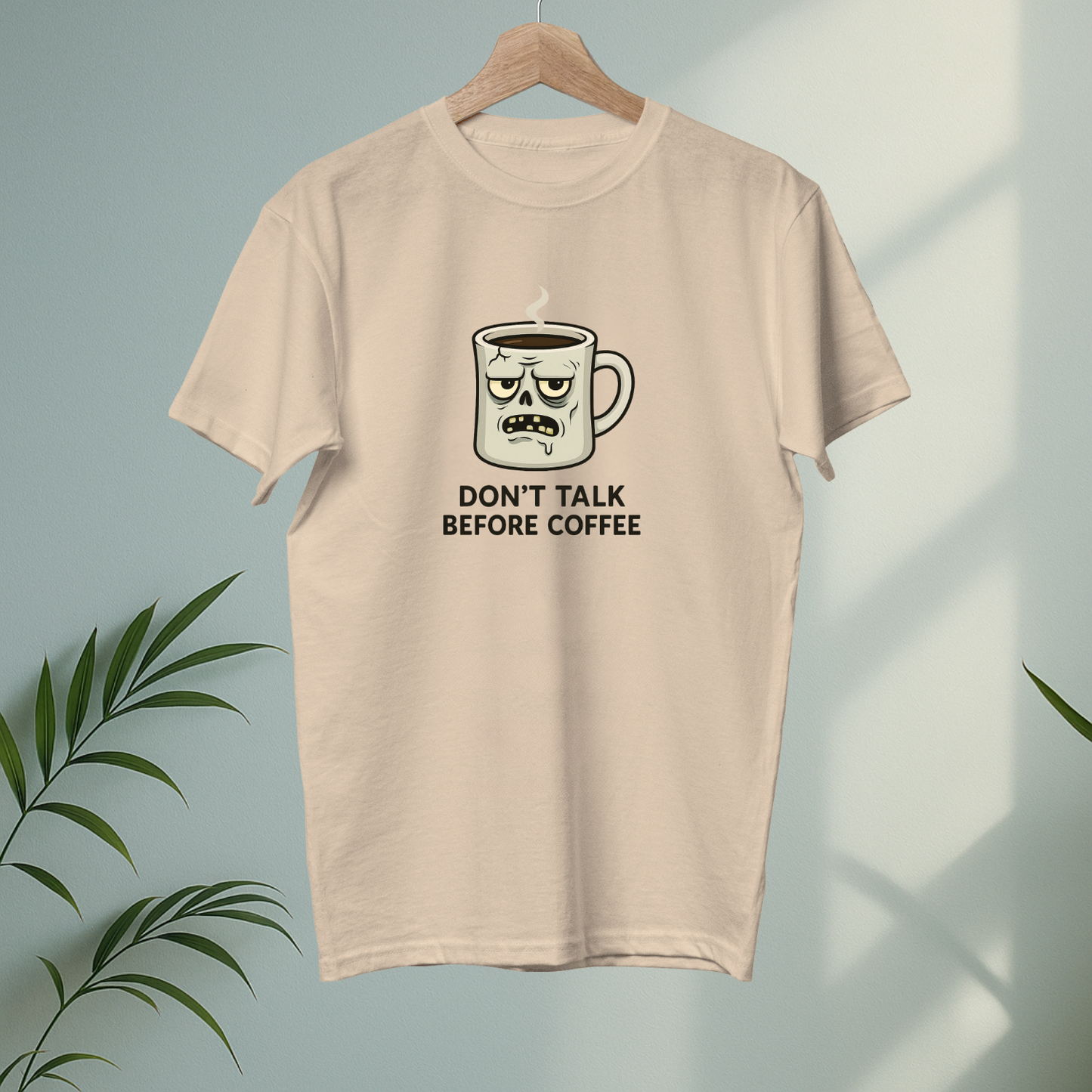 Do not talk before coffee